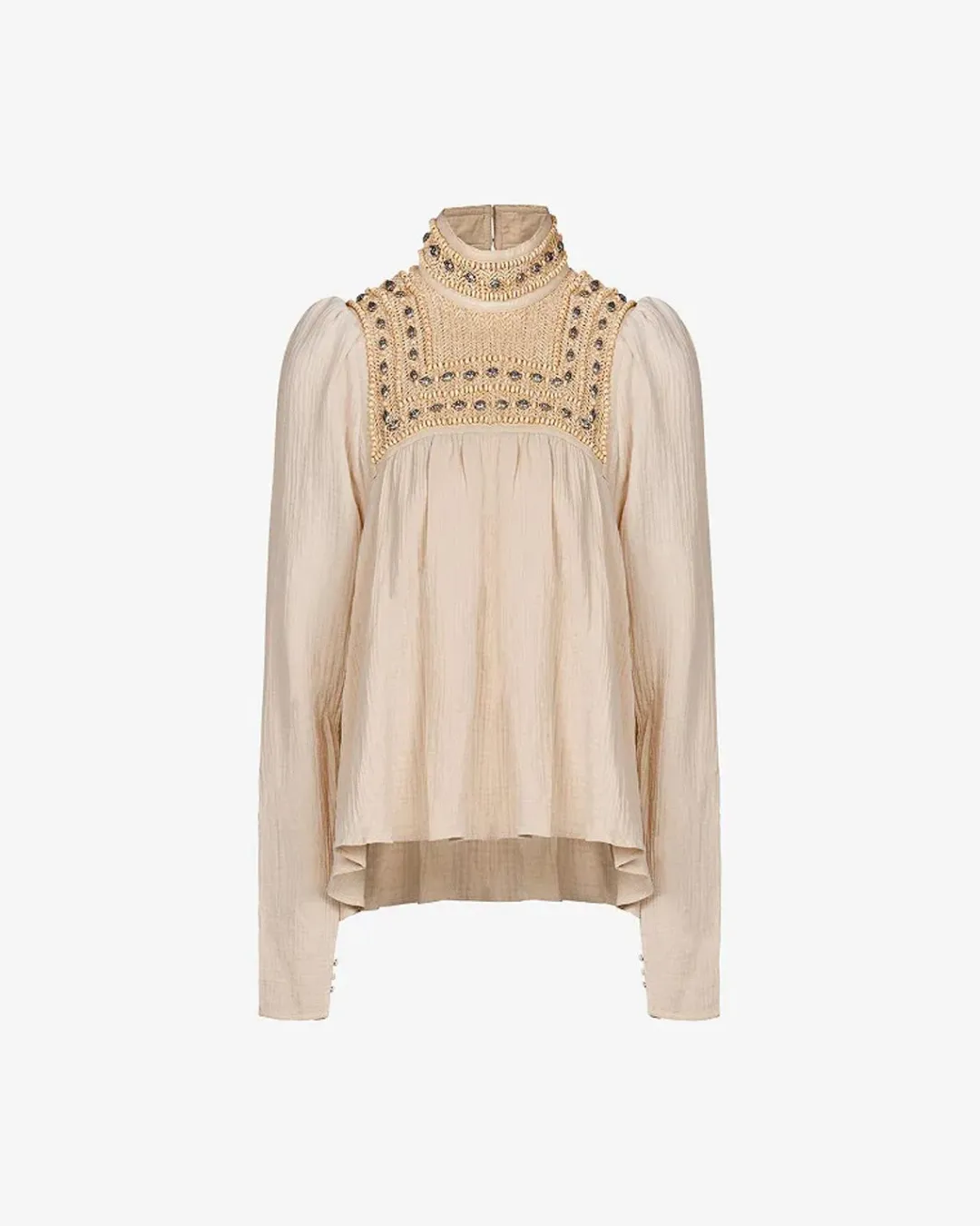 Chemises & Tops>Mes Demoiselles Paris Blouse Nessa Naturel