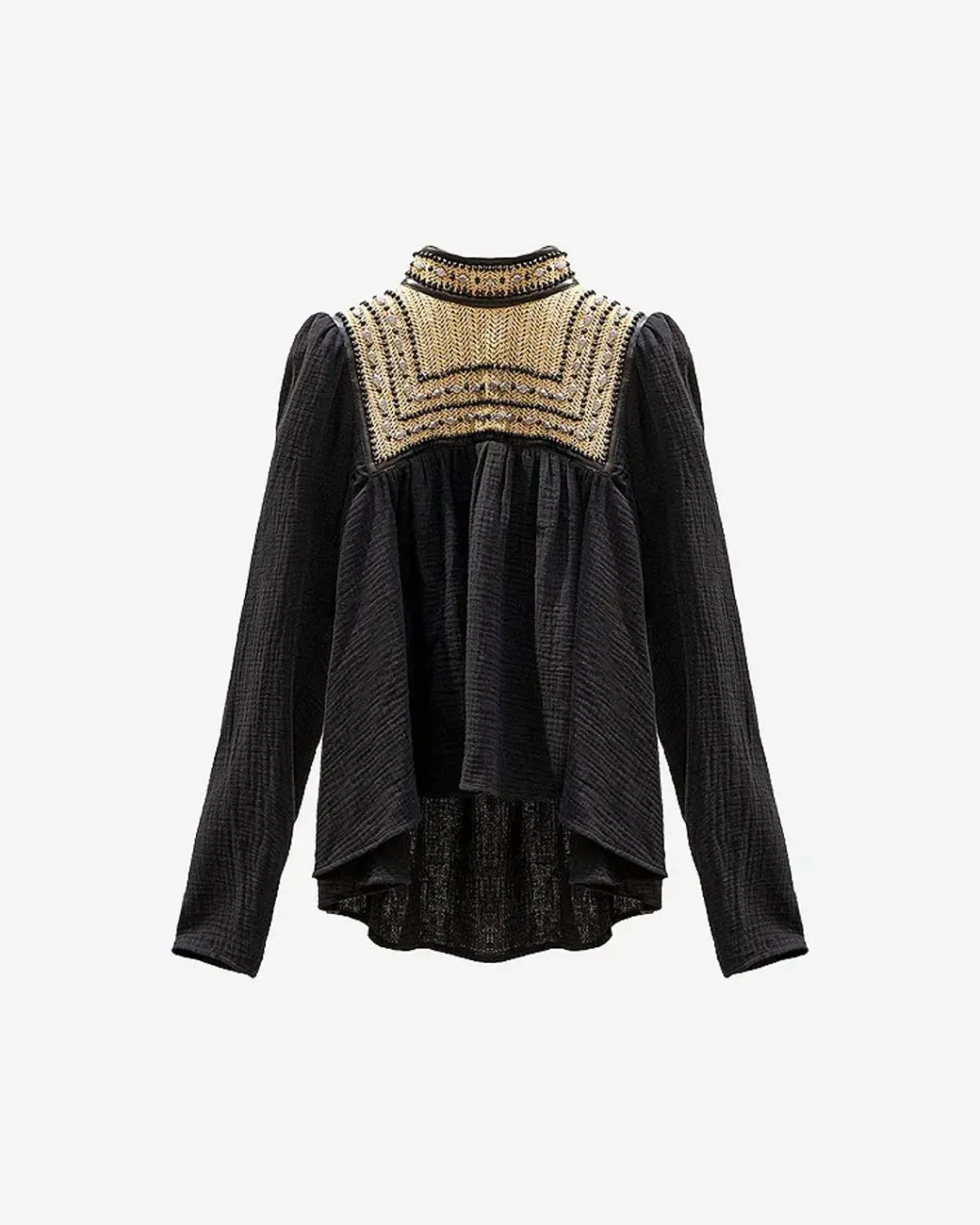 Chemises & Tops>Mes Demoiselles Paris Blouse Nessa Noir