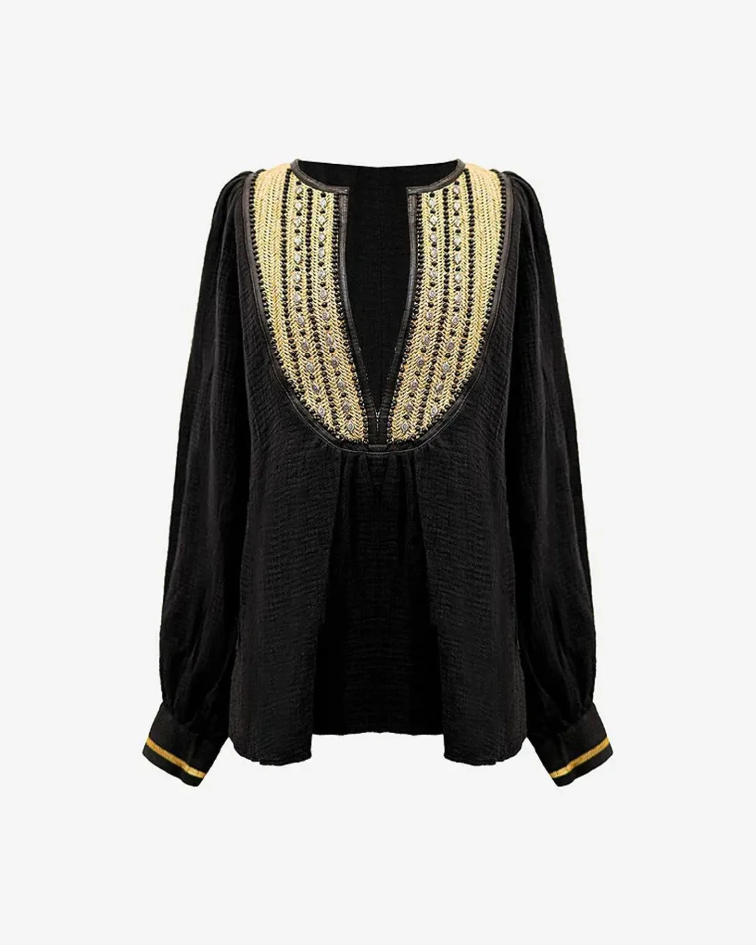 Chemises & Tops>Mes Demoiselles Paris Blouse Nidia Noir