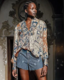 Chemises & Tops>Mes Demoiselles Paris Blouse Norma Multicolore