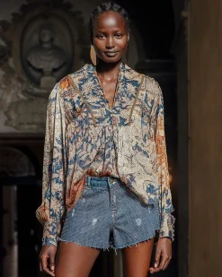 Chemises & Tops>Mes Demoiselles Paris Blouse Norma Multicolore