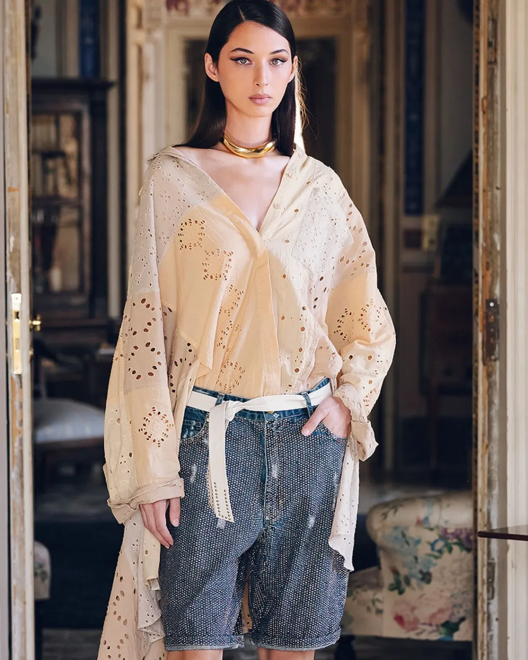 Chemises & Tops>Mes Demoiselles Paris Blouse Pishirt Multicolore