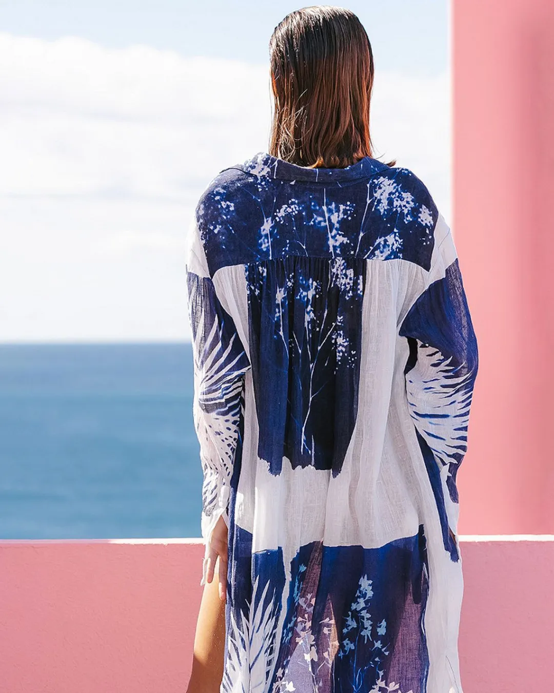 Chemises & Tops>Mes Demoiselles Paris Chemise Chlas Bleu