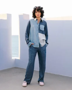Chemises & Tops>Mes Demoiselles Paris Chemise Dena Denim