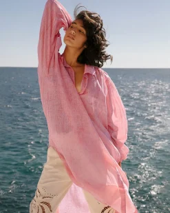 Chemises & Tops>Mes Demoiselles Paris Chemise Diane Rose