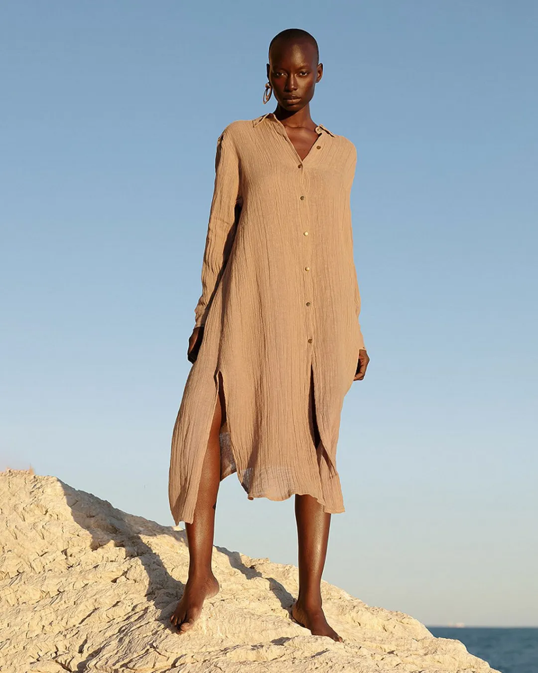 Chemises & Tops>Mes Demoiselles Paris Chemise Gil Sable
