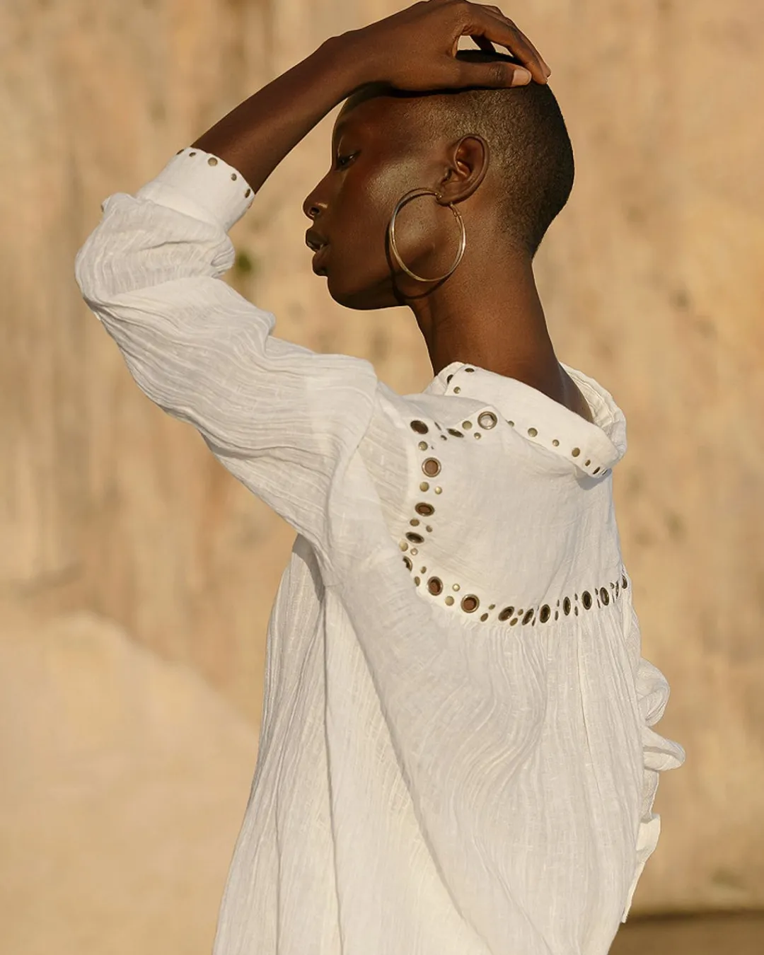 Chemises & Tops>Mes Demoiselles Paris Chemise Gil Blanc Casse