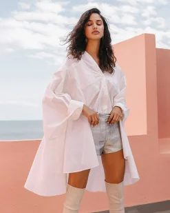 Chemises & Tops>Mes Demoiselles Paris Chemise Salto Ecru