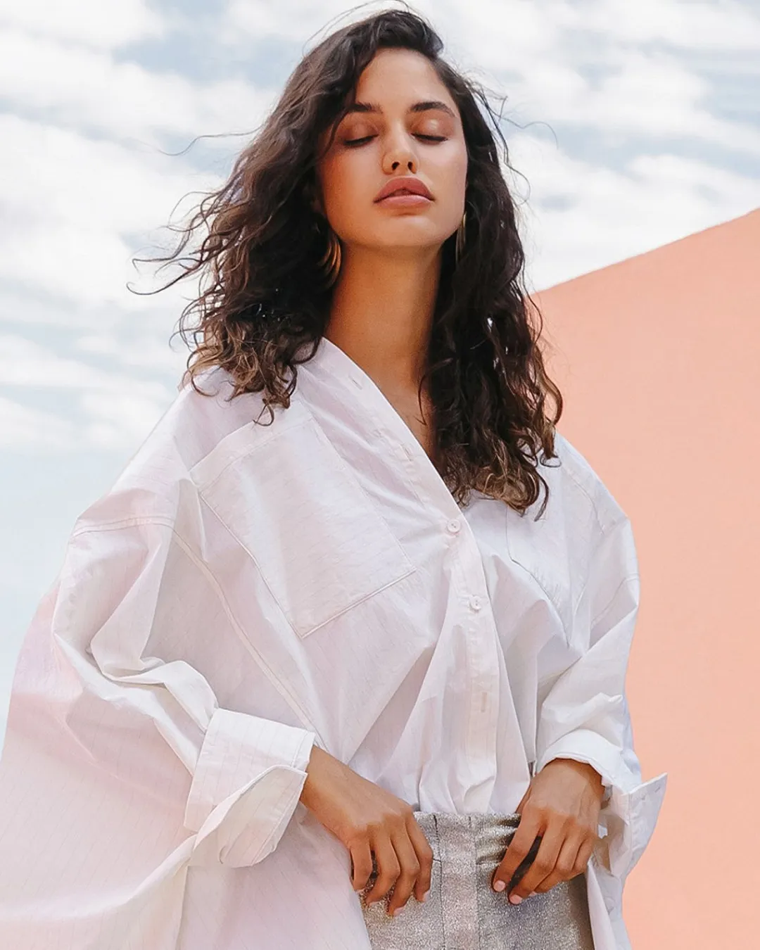 Chemises & Tops>Mes Demoiselles Paris Chemise Salto Ecru