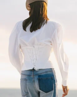 Chemises & Tops>Mes Demoiselles Paris Chemise Victoire Blanc