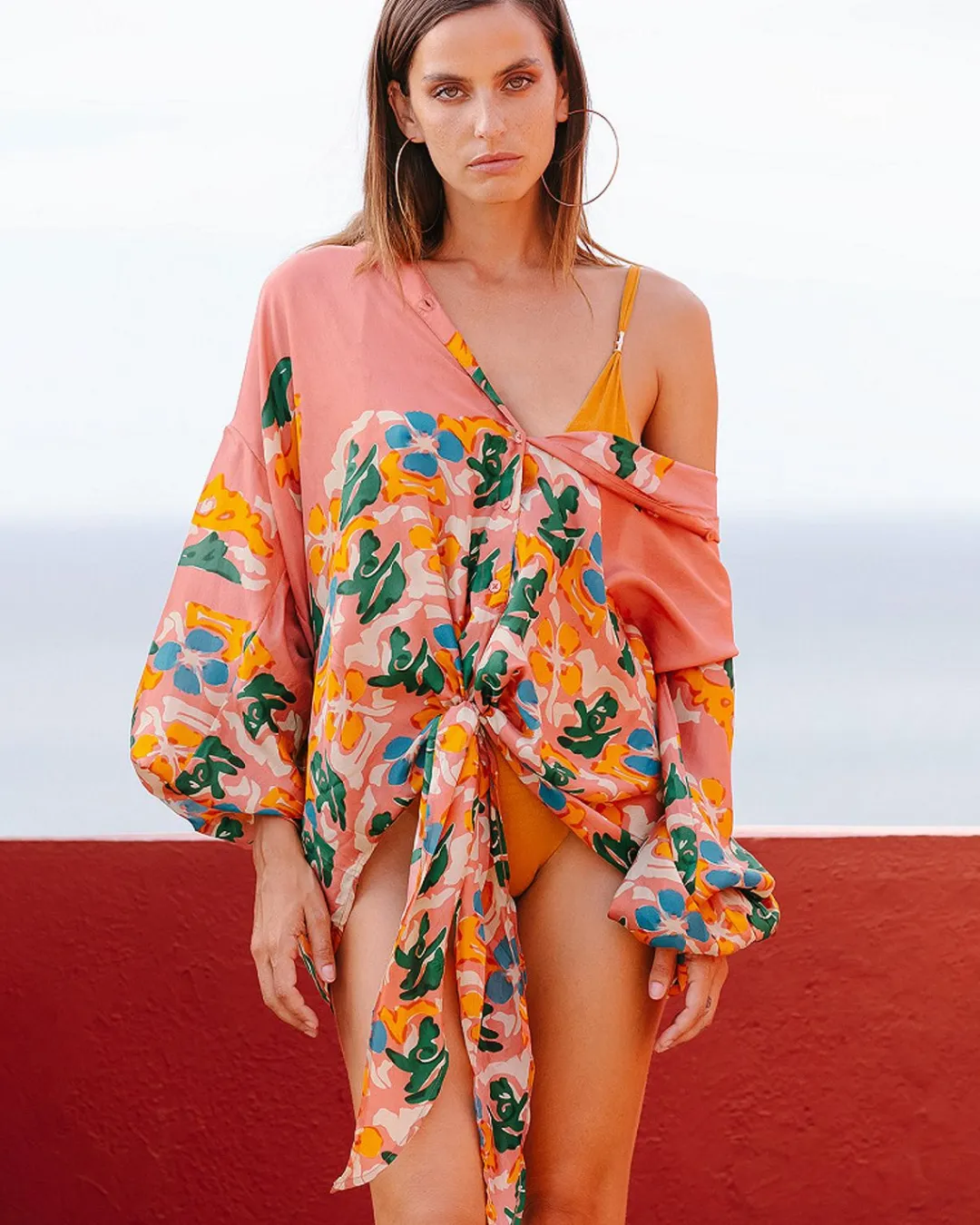 Chemises & Tops>Mes Demoiselles Paris Chemise Wappa Imprime Fleuri