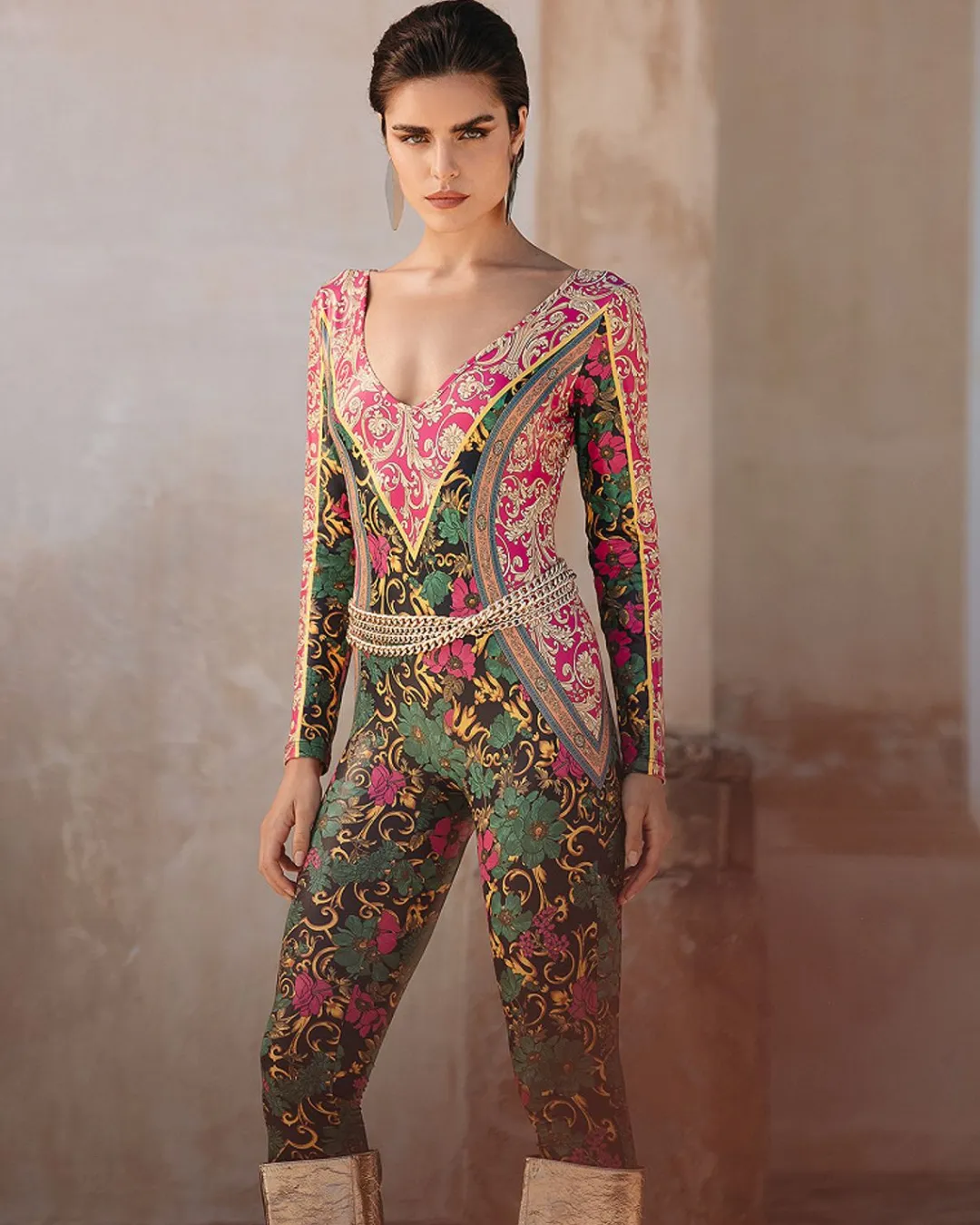Pantalons>Mes Demoiselles Paris Combinaison Silenzio Multicolore