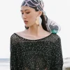 Accessoires>Mes Demoiselles Paris Foulard Bou Turquoise