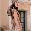 Accessoires>Mes Demoiselles Paris Foulard Rio Imprime Rose