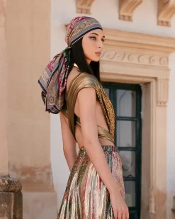Accessoires>Mes Demoiselles Paris Foulard Rio Imprime Rose