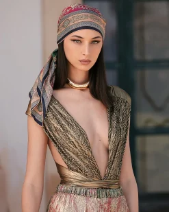 Accessoires>Mes Demoiselles Paris Foulard Rio Imprime Rose