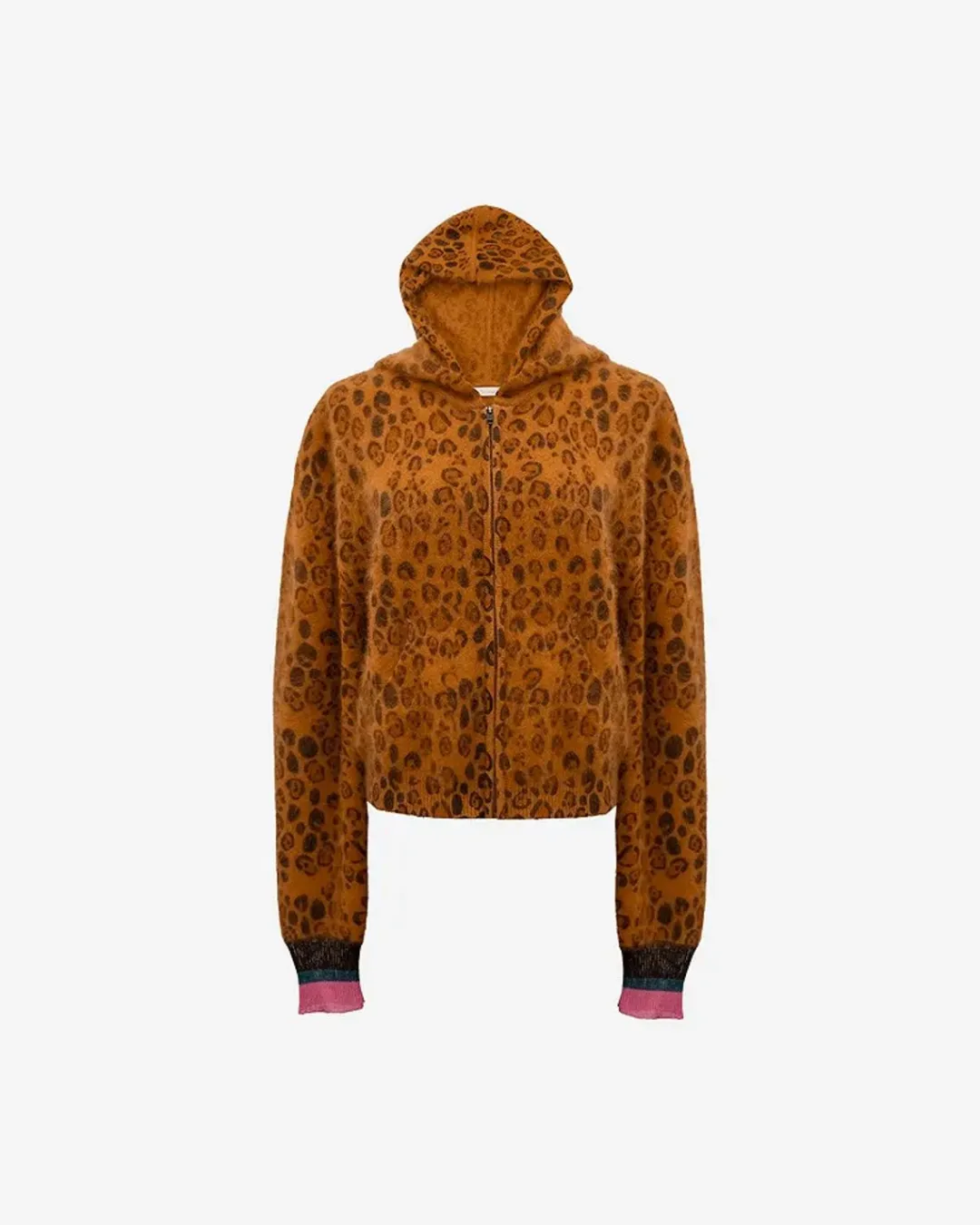 Pulls & Gilets>Mes Demoiselles Paris Gilet Leo Imprime Leopard