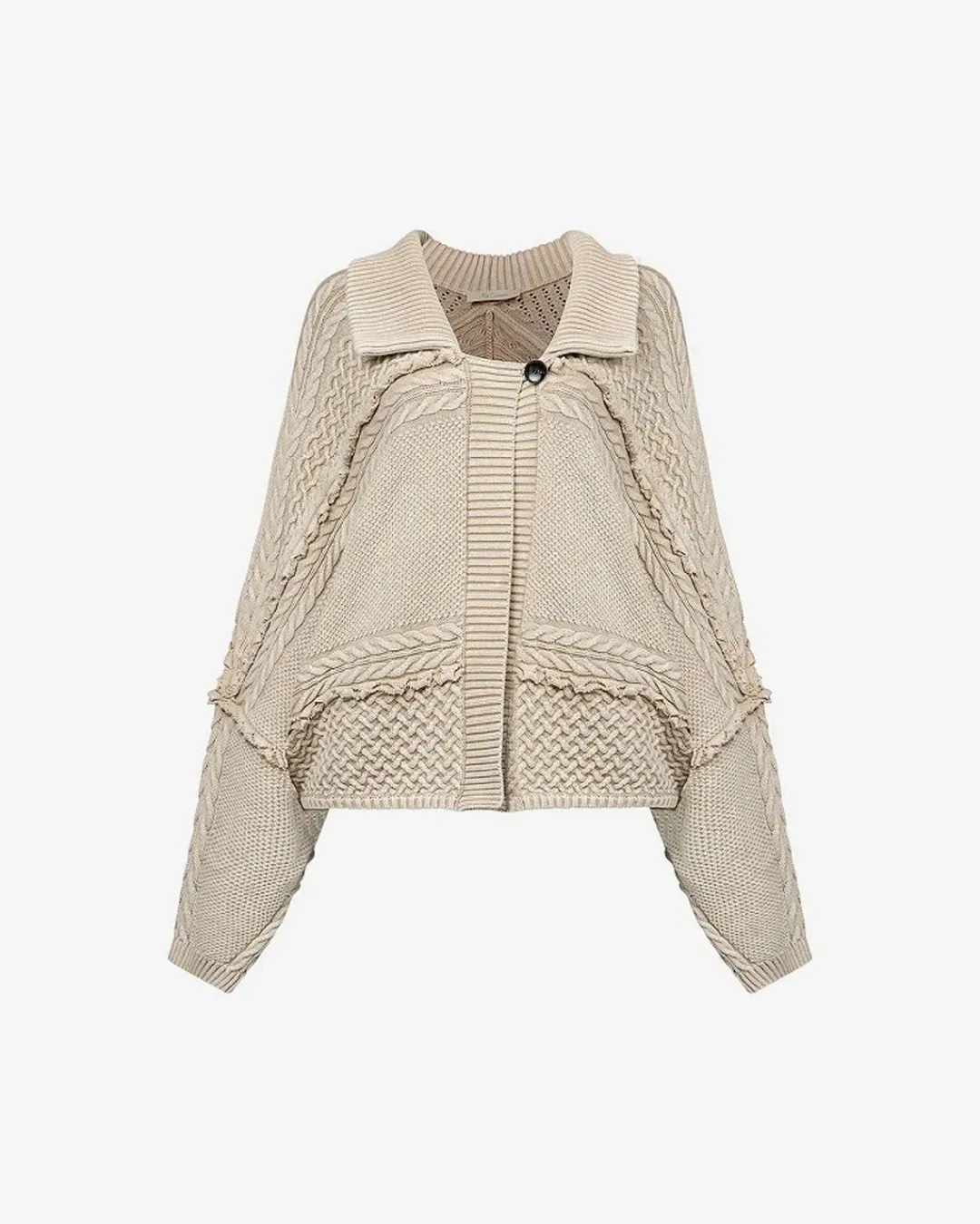 Pulls & Gilets>Mes Demoiselles Paris Gilet Satsuki Beige