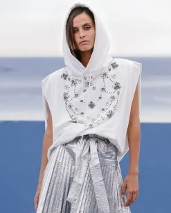 Robes & Jupes>Mes Demoiselles Paris Jupe Diphda Argent