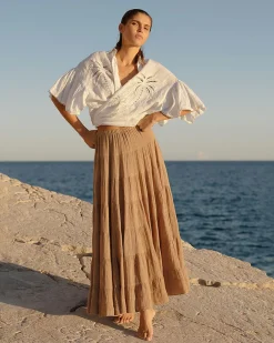 Robes & Jupes>Mes Demoiselles Paris Jupe Gateau Sable