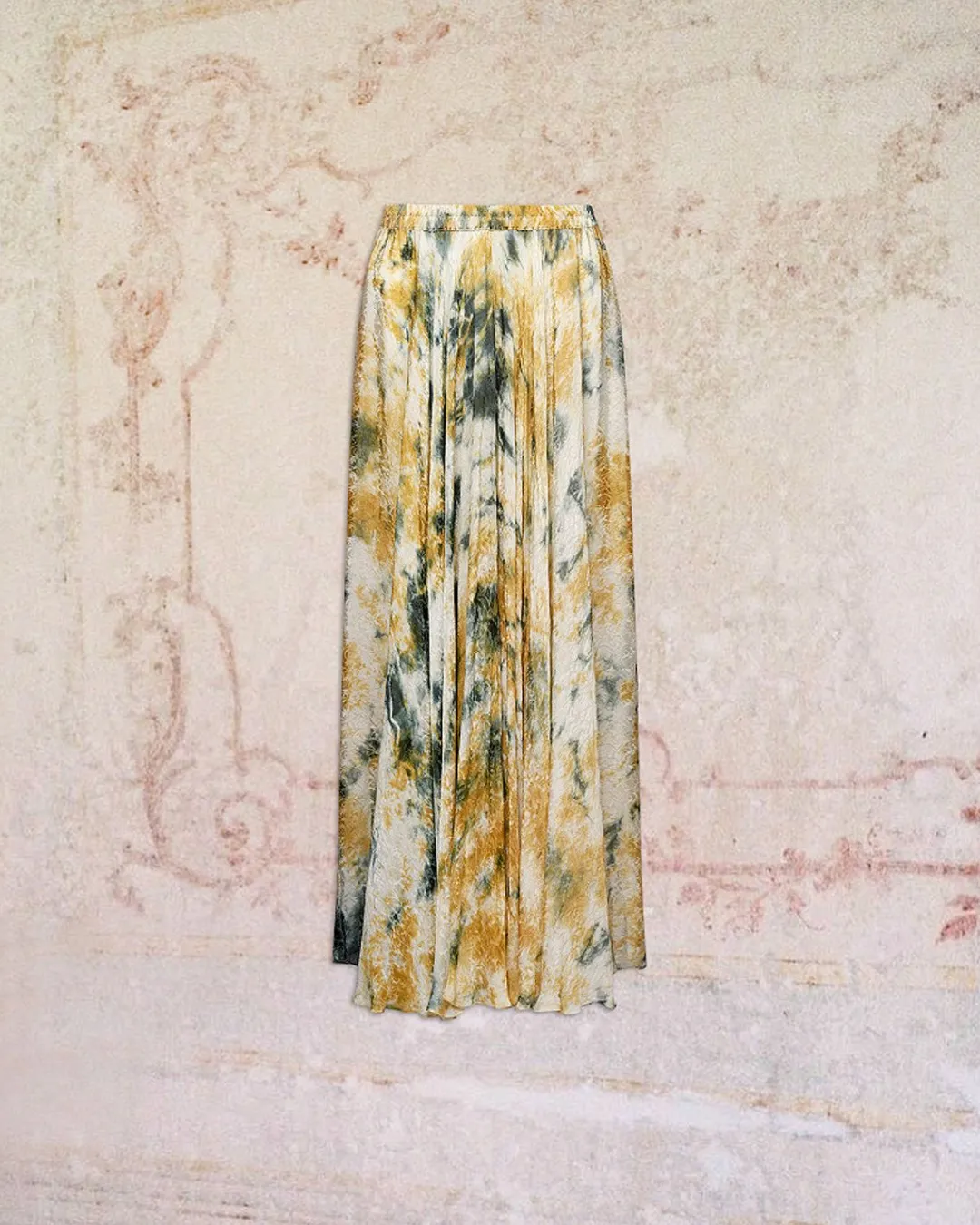 Robes & Jupes>Mes Demoiselles Paris Jupe Ina Kaki / Ocre