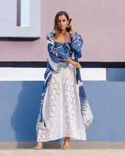Kimonos & Ponchos>Mes Demoiselles Paris Kimono Cutilisci Bleu