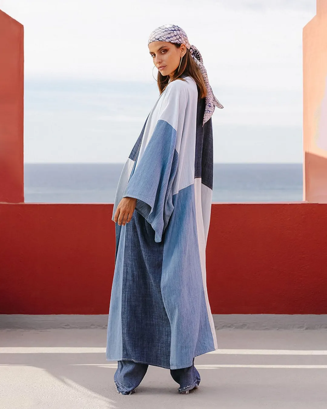 Kimonos & Ponchos>Mes Demoiselles Paris Kimono Diva Denim