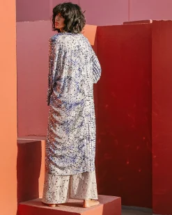 Kimonos & Ponchos>Mes Demoiselles Paris Kimono Dyonisos Bleu