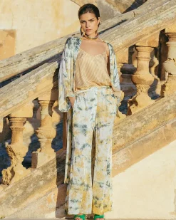 Kimonos & Ponchos>Mes Demoiselles Paris Kimono Issor Kaki / Ocre