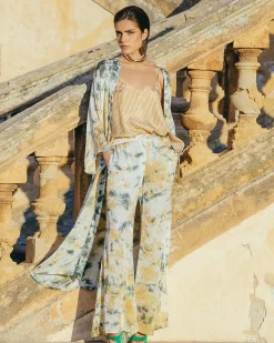 Kimonos & Ponchos>Mes Demoiselles Paris Kimono Issor Kaki / Ocre