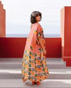 Kimonos & Ponchos>Mes Demoiselles Paris Kimono Wonda Imprime Fleuri