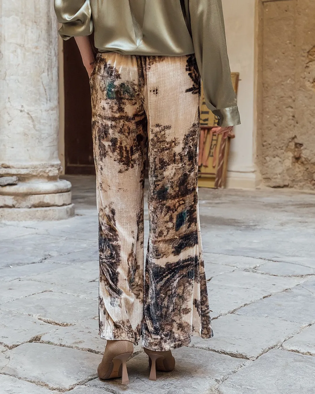Pantalons>Mes Demoiselles Paris Pantalon Allar Kaki