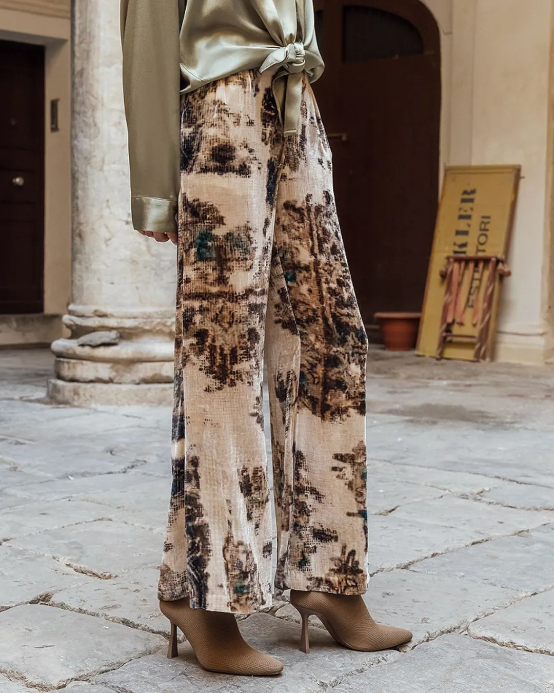 Pantalons>Mes Demoiselles Paris Pantalon Allar Kaki