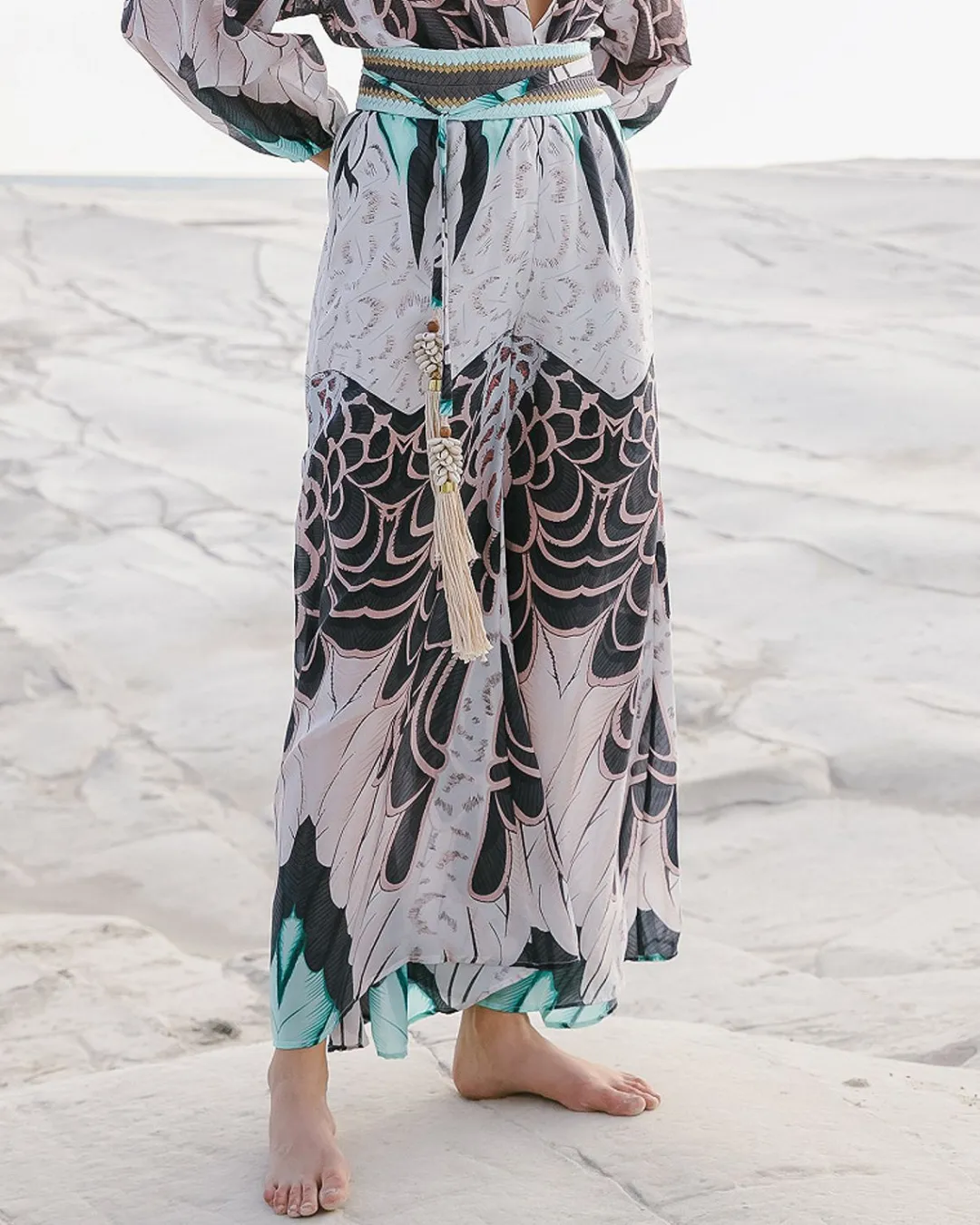 Pantalons>Mes Demoiselles Paris Pantalon Bart Turquoise