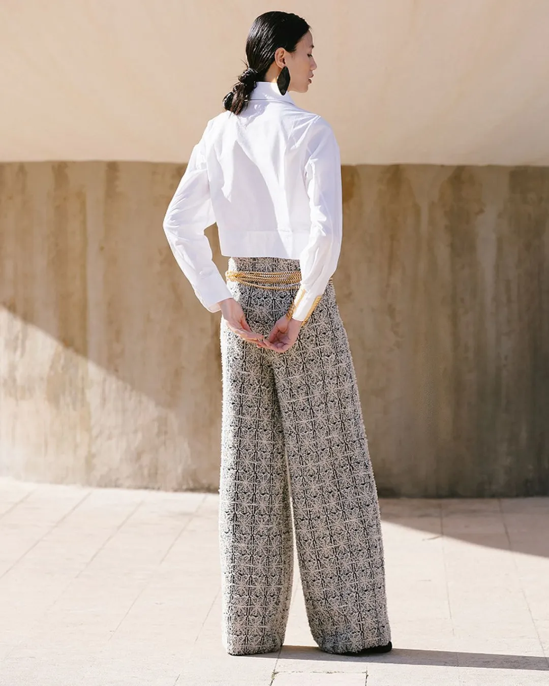 Pantalons>Mes Demoiselles Paris Pantalon Cayo Navy / Ecru