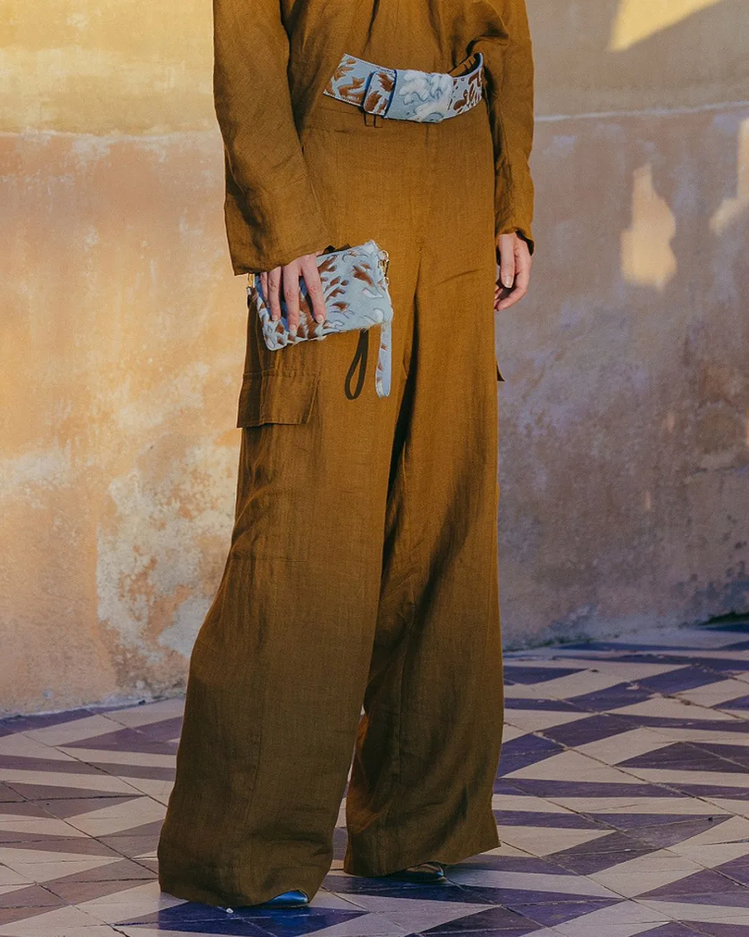 Pantalons>Mes Demoiselles Paris Pantalon Cyr Bronze