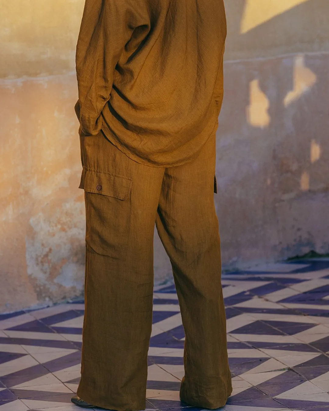 Pantalons>Mes Demoiselles Paris Pantalon Cyr Bronze