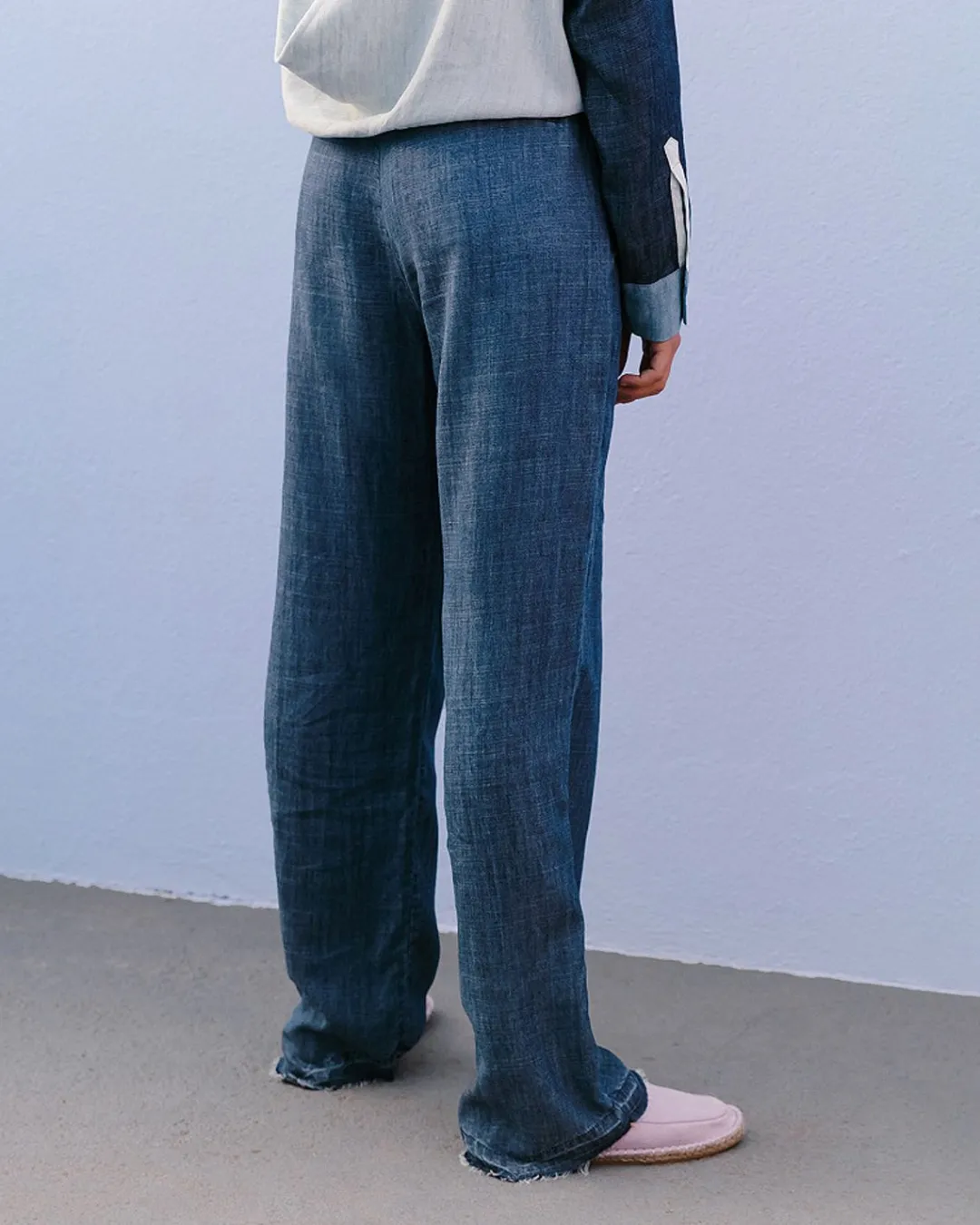 Pantalons>Mes Demoiselles Paris Pantalon Daly Denim