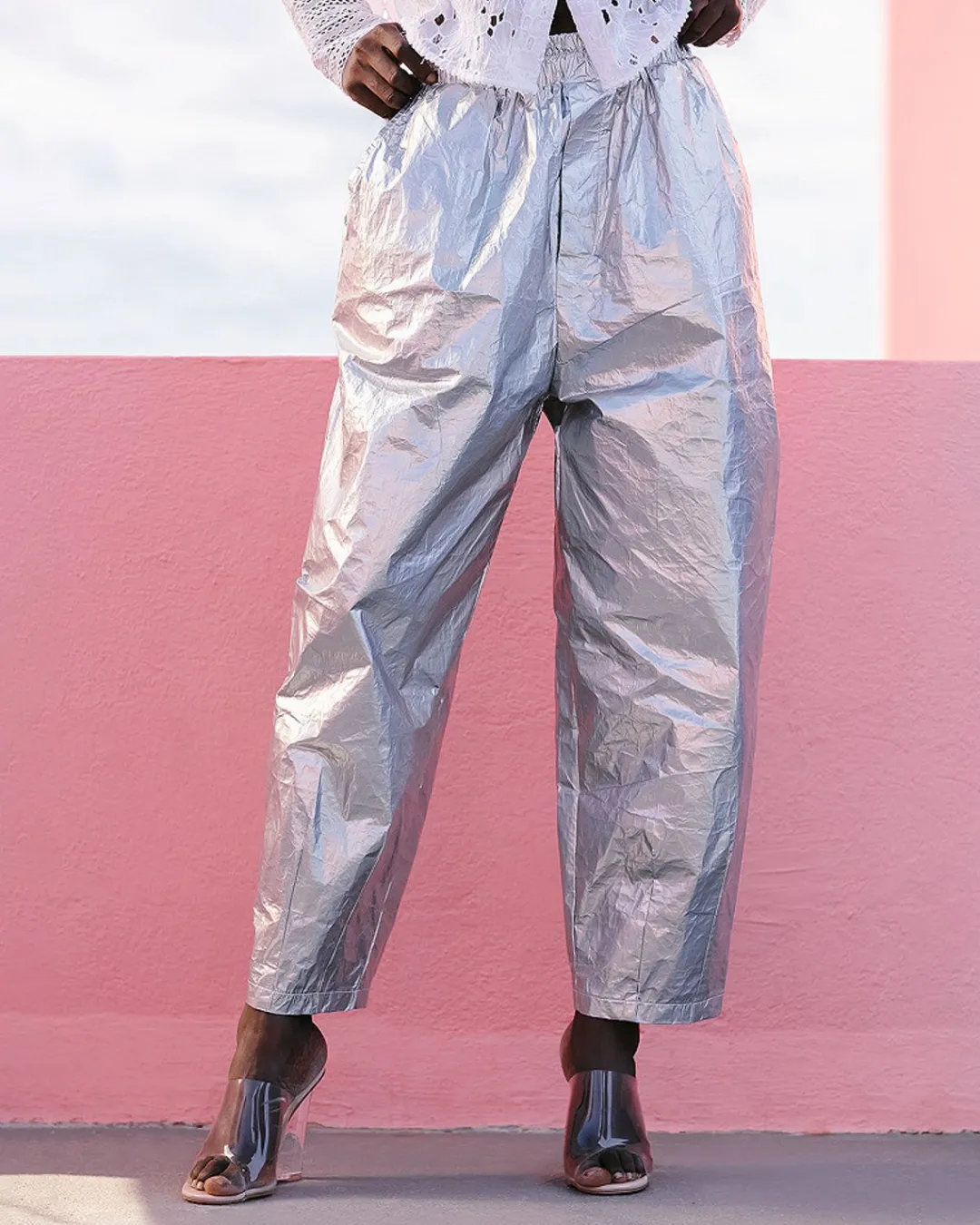 Pantalons>Mes Demoiselles Paris Pantalon Dif Argent