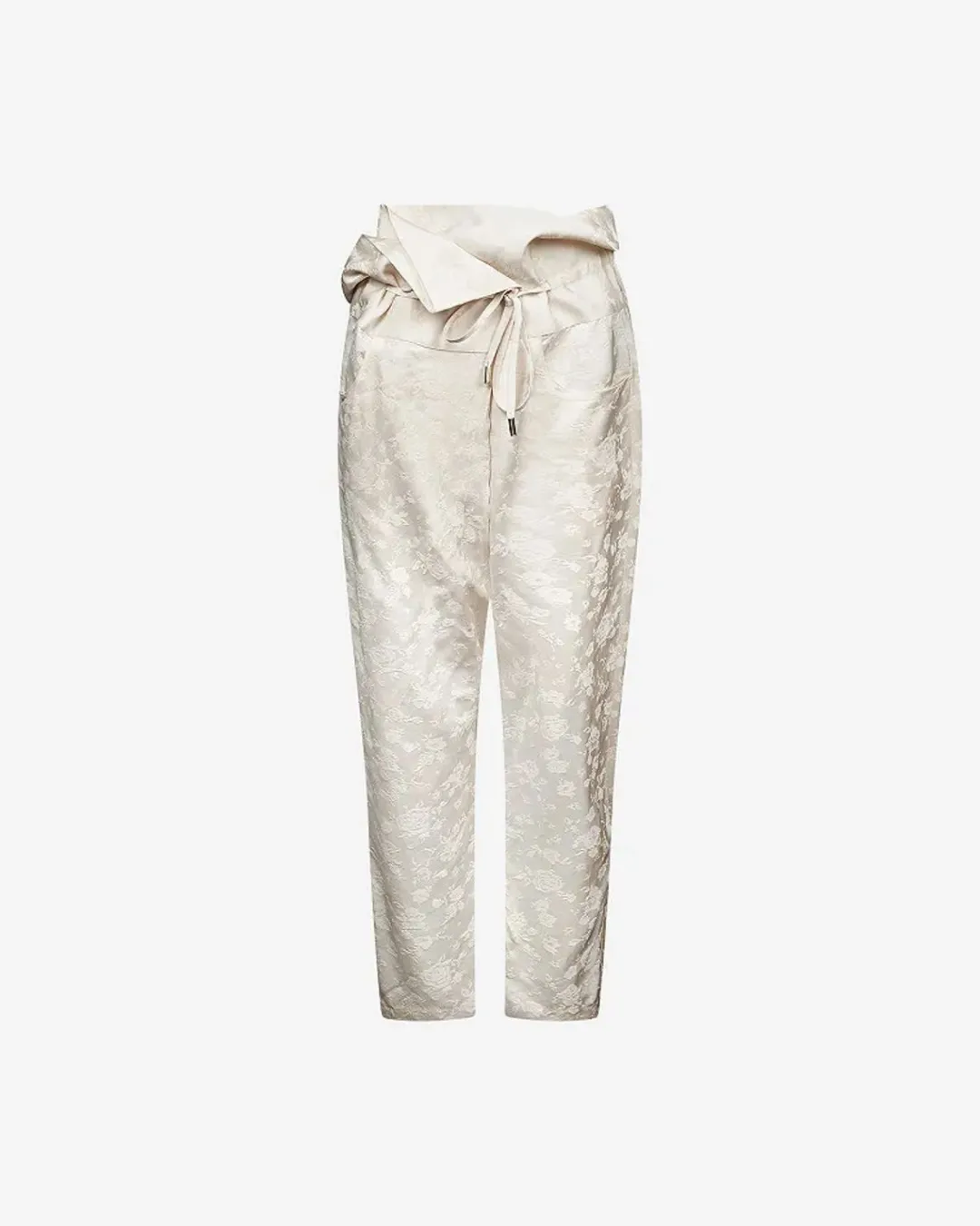 Pantalons>Mes Demoiselles Paris Pantalon Disarouel Ivoire