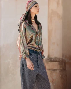 Pantalons>Mes Demoiselles Paris Pantalon Janis Bleu
