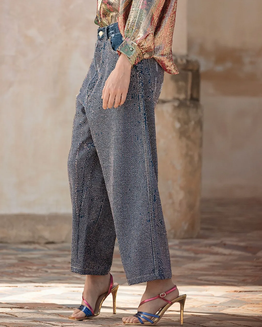 Pantalons>Mes Demoiselles Paris Pantalon Janis Bleu