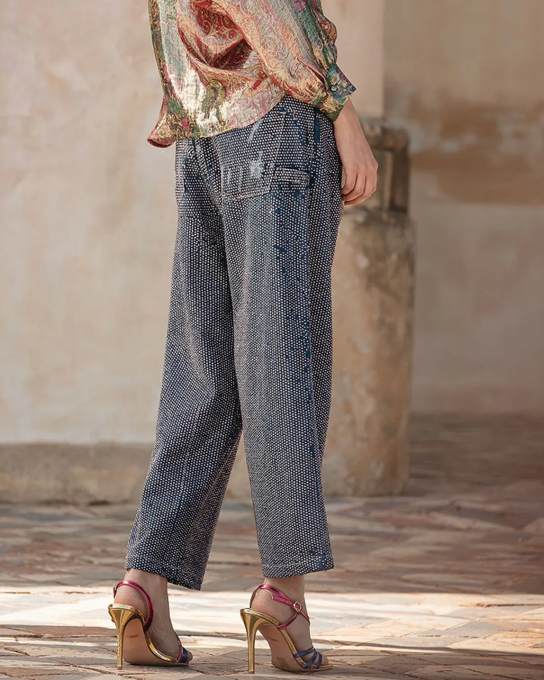Pantalons>Mes Demoiselles Paris Pantalon Janis Bleu