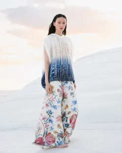 Pantalons>Mes Demoiselles Paris Pantalon Jopa Imprime Fleuri
