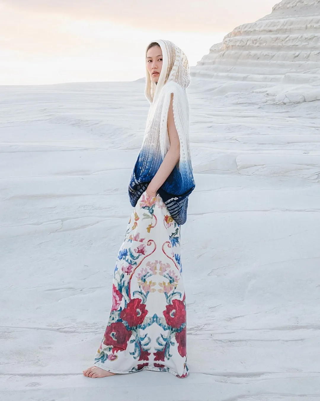 Pantalons>Mes Demoiselles Paris Pantalon Jopa Imprime Fleuri