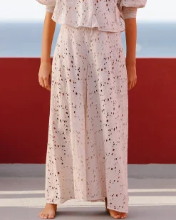 Pantalons>Mes Demoiselles Paris Pantalon Larson Ecru