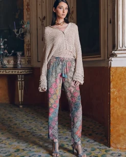 Pantalons>Mes Demoiselles Paris Pantalon Oriana Multicolore