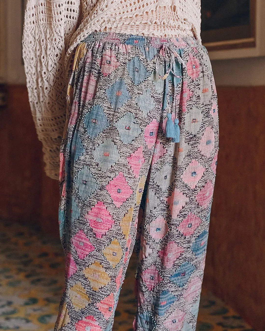 Pantalons>Mes Demoiselles Paris Pantalon Oriana Multicolore