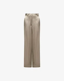 Pantalons>Mes Demoiselles Paris Pantalon Silma Kaki