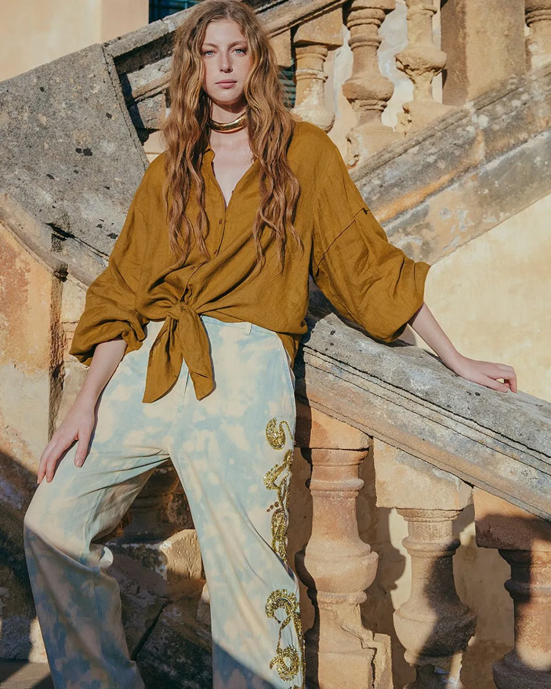 Pantalons>Mes Demoiselles Paris Pantalon Ukil Bleu